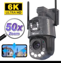 دوربین وایرلس 6k-ULTRA HD با 50x زوم